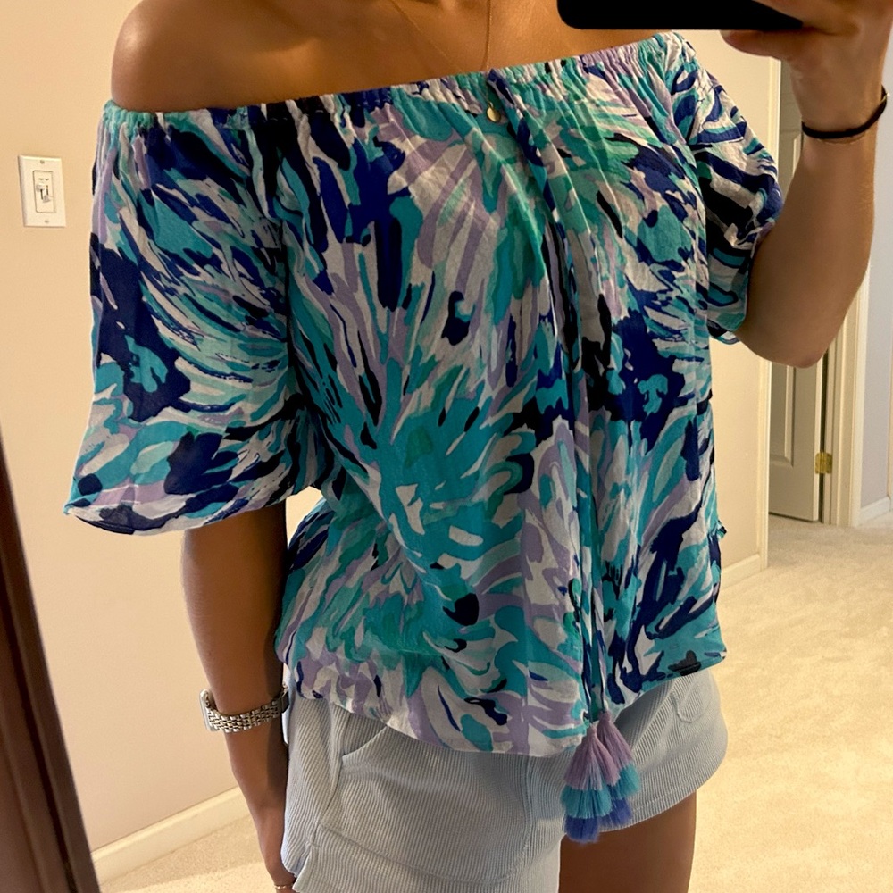 Women’s Lily Pulitzer Off the Shoulder Top